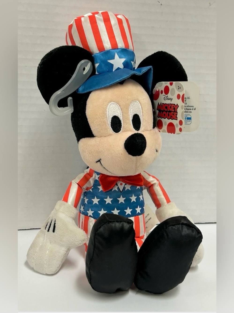 Patriotic Walt Disney Mickey Mouse 4th of July Plush.